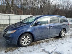 Salvage cars for sale at West Warren, MA auction: 2014 Honda Odyssey EX