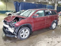 Salvage cars for sale at Woodhaven, MI auction: 2015 Toyota Highlander Limited