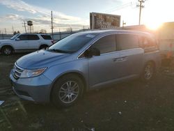 Salvage cars for sale from Copart Chicago Heights, IL: 2012 Honda Odyssey EXL