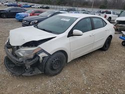 Salvage cars for sale at Memphis, TN auction: 2015 Toyota Corolla L