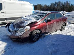 Salvage cars for sale from Copart Cookstown, ON: 2014 Honda Civic LX