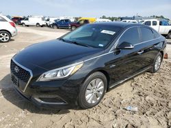 Salvage cars for sale at Houston, TX auction: 2017 Hyundai Sonata Hybrid