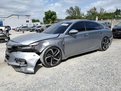 Salvage cars for sale at Opa Locka, FL auction: 2018 Honda Accord Sport