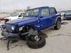 Salvage cars for sale at New Orleans, LA auction: 2020 Jeep Wrangler Unlimited Sahara