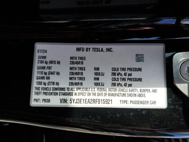 2024 Tesla Model 3