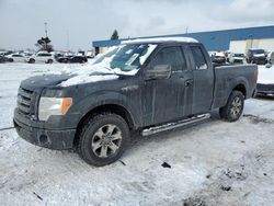 Salvage cars for sale at Woodhaven, MI auction: 2012 Ford F150 Super Cab