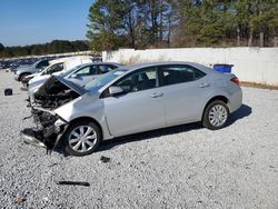 Salvage cars for sale at Fairburn, GA auction: 2016 Toyota Corolla L