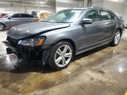 Salvage cars for sale at York Haven, PA auction: 2015 Volkswagen Passat SEL