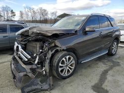 Salvage cars for sale at Spartanburg, SC auction: 2017 Mercedes-Benz GLE 350