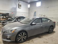 Salvage cars for sale at Des Moines, IA auction: 2022 Nissan Altima Platinum