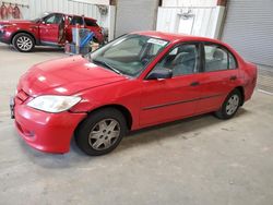 Salvage cars for sale at Conway, AR auction: 2005 Honda Civic DX VP