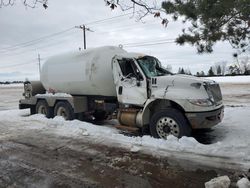 Salvage trucks for sale at Kincheloe, MI auction: 2009 International 2009 Interional Durastar 4400 Propane Delivery TRU