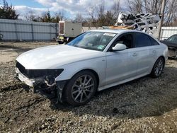 Salvage cars for sale at Windsor, NJ auction: 2018 Audi A6 Premium Plus