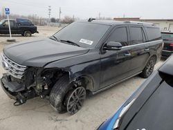 Salvage cars for sale at Indianapolis, IN auction: 2019 Ford Expedition Max Limited