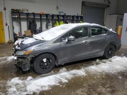 Salvage cars for sale at Candia, NH auction: 2012 Honda Civic LX