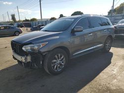 Carros salvage a la venta en subasta: 2015 Infiniti QX60