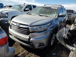 Vehiculos salvage en venta de Copart Brighton, CO: 2015 Toyota Highlander LE