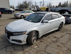 Salvage cars for sale at Woodburn, OR auction: 2019 Honda Accord Sport