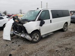 Salvage cars for sale at Cicero, IN auction: 2017 Chevrolet Express G3500 LT