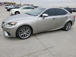 Salvage cars for sale at Grand Prairie, TX auction: 2014 Lexus IS 250