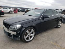 Salvage cars for sale at Grand Prairie, TX auction: 2015 Mercedes-Benz C 350