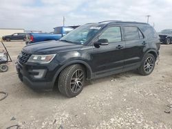 Salvage cars for sale at Temple, TX auction: 2016 Ford Explorer Sport