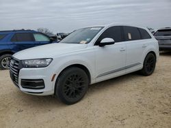 Salvage cars for sale at San Antonio, TX auction: 2017 Audi Q7 Premium Plus