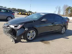 Salvage cars for sale at Dunn, NC auction: 2019 Hyundai Elantra SEL