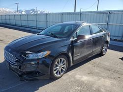 Salvage cars for sale at Magna, UT auction: 2017 Ford Fusion SE Hybrid