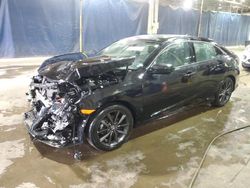 Salvage cars for sale at Woodhaven, MI auction: 2020 Honda Civic EX