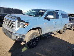 Salvage cars for sale at Brighton, CO auction: 2020 Toyota Tundra Double Cab Limited