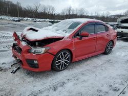 Salvage cars for sale at Marlboro, NY auction: 2017 Subaru WRX Limited