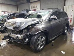 Carros salvage sin ofertas aún a la venta en subasta: 2018 Toyota Highlander Limited