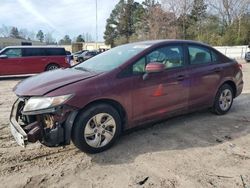 Salvage cars for sale at Knightdale, NC auction: 2015 Honda Civic LX