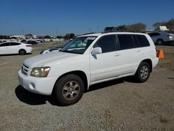 Toyota Highlander salvage cars for sale: 2006 Toyota Highlander Limited