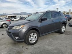 Salvage cars for sale at Sun Valley, CA auction: 2015 Toyota Rav4 LE