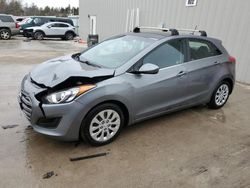 Salvage cars for sale at Franklin, WI auction: 2016 Hyundai Elantra GT