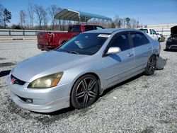 Salvage cars for sale at Spartanburg, SC auction: 2005 Honda Accord LX