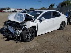 Salvage cars for sale at San Diego, CA auction: 2021 Toyota Camry SE