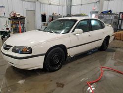 Salvage cars for sale at Wayland, MI auction: 2002 Chevrolet Impala