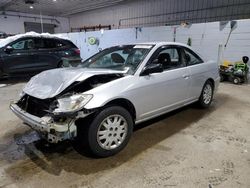 Honda salvage cars for sale: 2005 Honda Civic LX