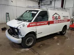 GMC salvage cars for sale: 2000 GMC Savana G3500