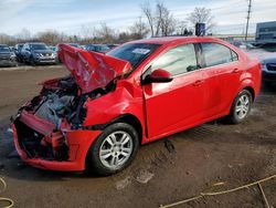 Chevrolet salvage cars for sale: 2016 Chevrolet Sonic LT