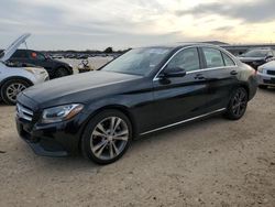 Salvage cars for sale at San Antonio, TX auction: 2016 Mercedes-Benz C300