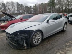 Salvage cars for sale at Austell, GA auction: 2016 Tesla Model S