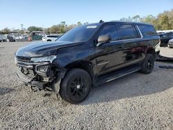 Salvage cars for sale at Riverview, FL auction: 2021 Chevrolet Suburban C1500 LT