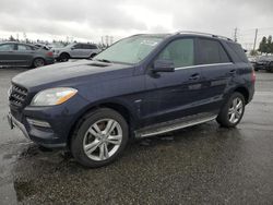 Carros salvage a la venta en subasta: 2012 Mercedes-Benz ML 350 Bluetec