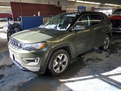 Salvage cars for sale at Fort Wayne, IN auction: 2021 Jeep Compass Limited