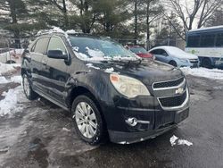 Salvage cars for sale at North Billerica, MA auction: 2011 Chevrolet Equinox LT