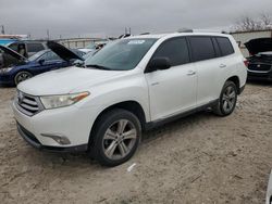 Toyota Highlander salvage cars for sale: 2011 Toyota Highlander Limited